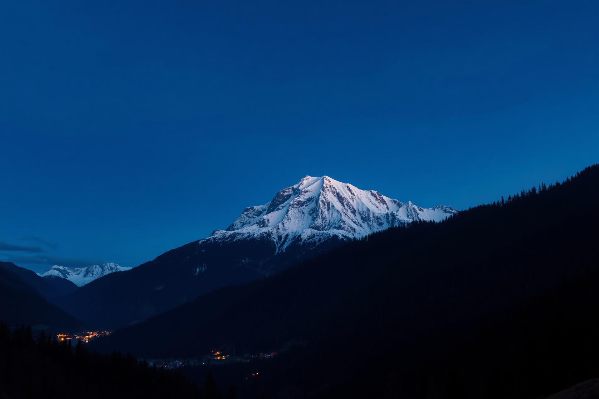 La vallée du Mont-Blanc vue depuis les hauteurs de Passy
